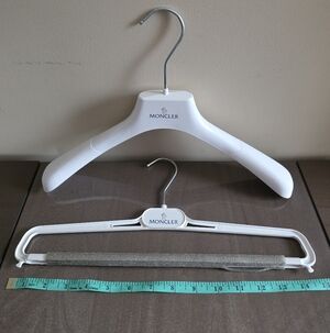 Moncler White Hangers Set, OS